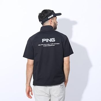 Amazon.co.jp: ピン（PING） ゴルフウェア 半袖 撥水ハーフ